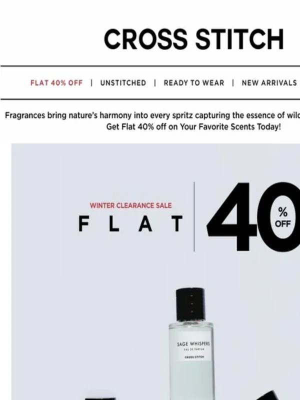 Cross Stitch - Fragrance Bliss - Flat 40% off