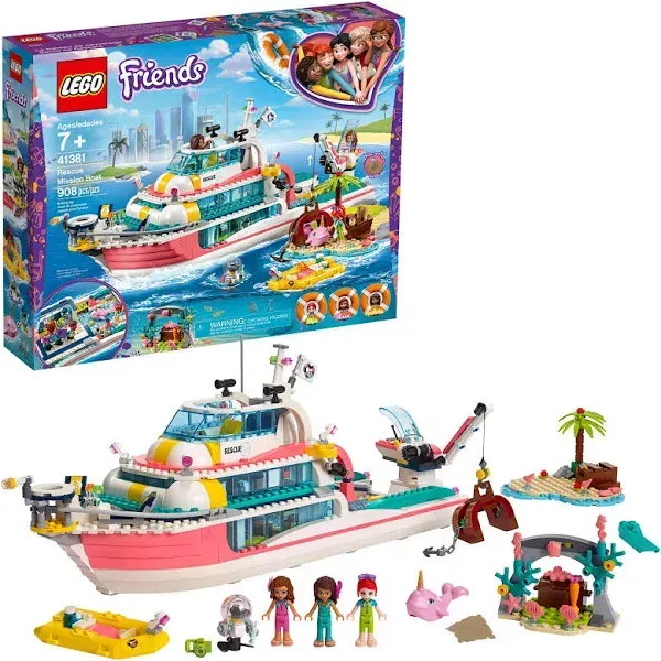 Rescue Mission Boat 41381 | Friends | Buy online at the Official LEGO® Shop GB