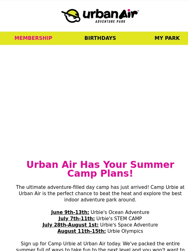 Urban Air Trampoline Park - SUMMER CAMP @ Urban Air