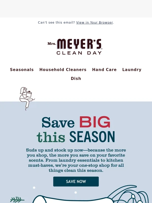 Mrs. Meyers - Get up to $20 off your order