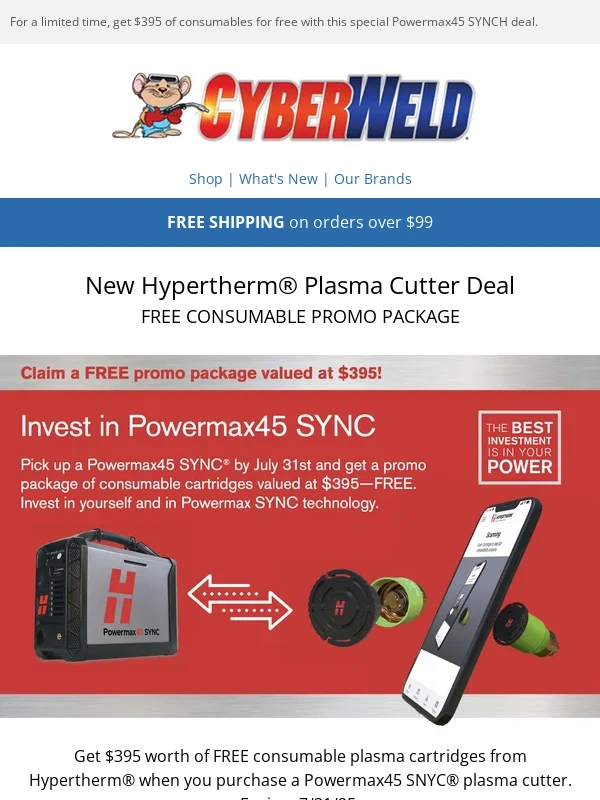 Cyberweld - Great Deals on Select Plasma Cutters