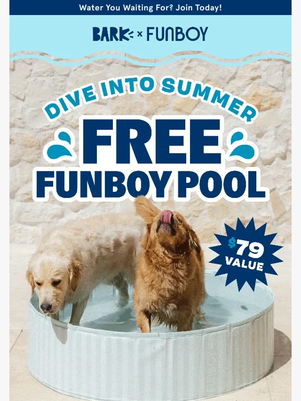 BarkBox - This $79 Pool is FREE (Yes,Really)
