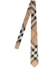Burberry Check Silk Tie