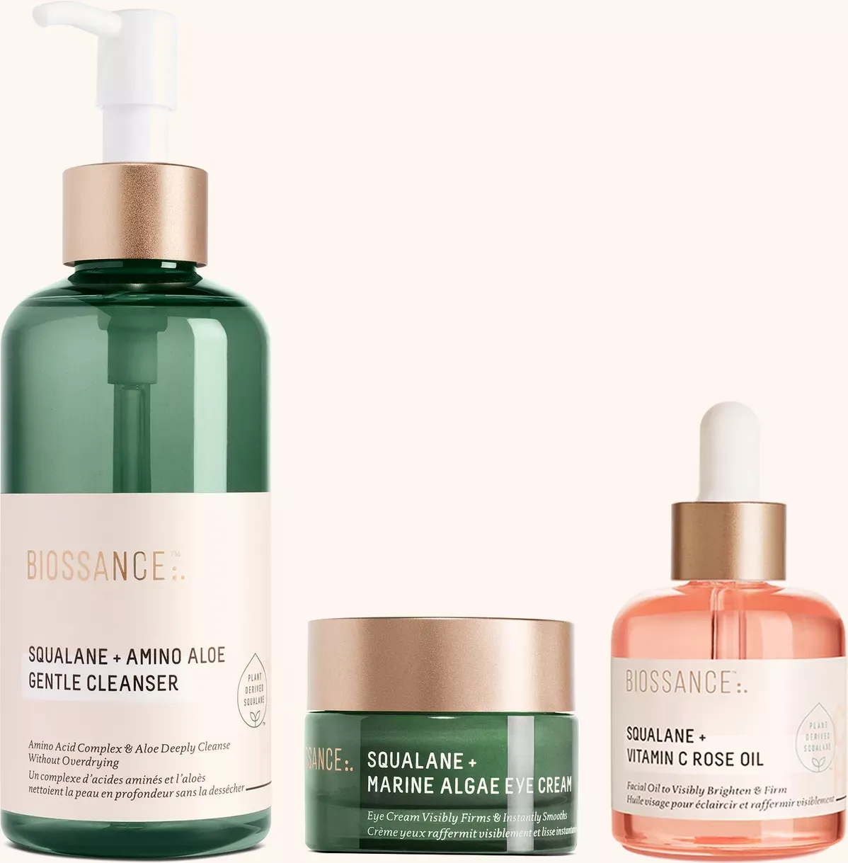Biossance Rise + Refresh Trio