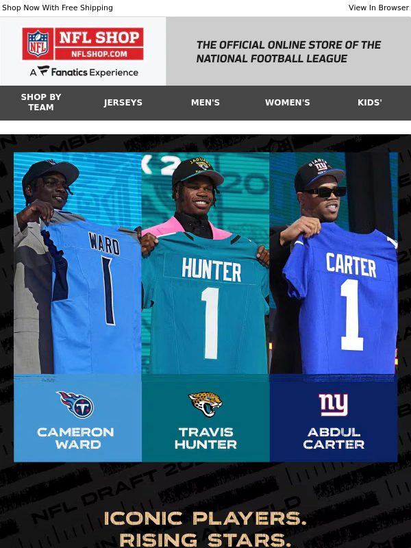 NFLShop - Refresh Your Roster -- The Latest Texans Jerseys