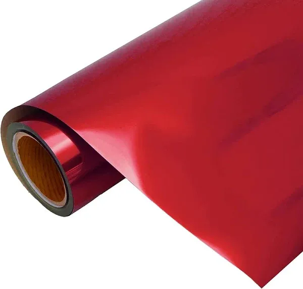 Red Metallic Foil Heat Transfer Vinyl