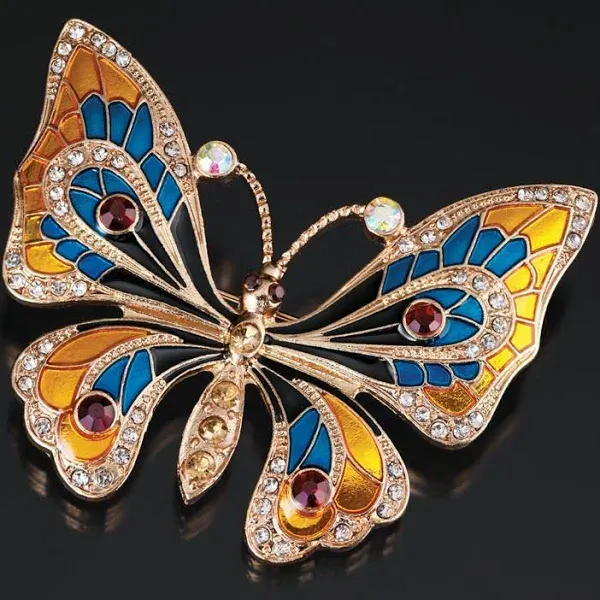 Stauer Nouveau Butterfly Brooch