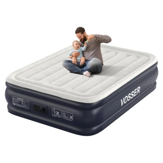 18-inch inflatable mattress with pump