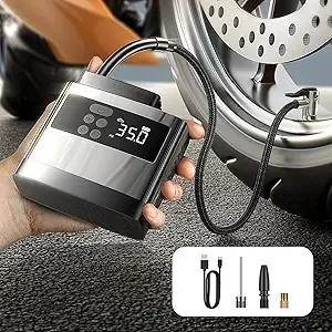 LISEN Tire Inflator Mini Bike Pump Cordless Air Pump 150PSI