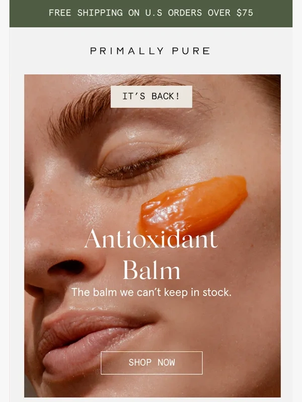 Primally Pure - It’s back: Antioxidant Balm
