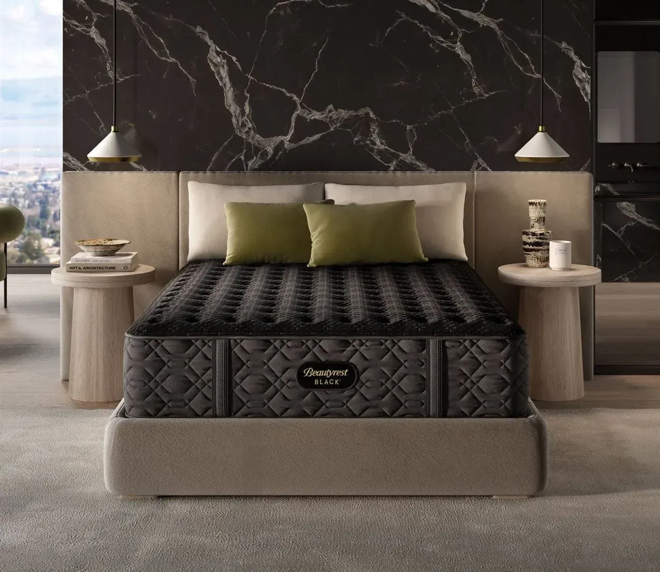 Beautyrest Black Series Three 15" Firm Mattress - Queen