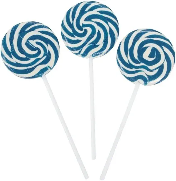 Beistle Blue Swirl 2 inch Lollipops