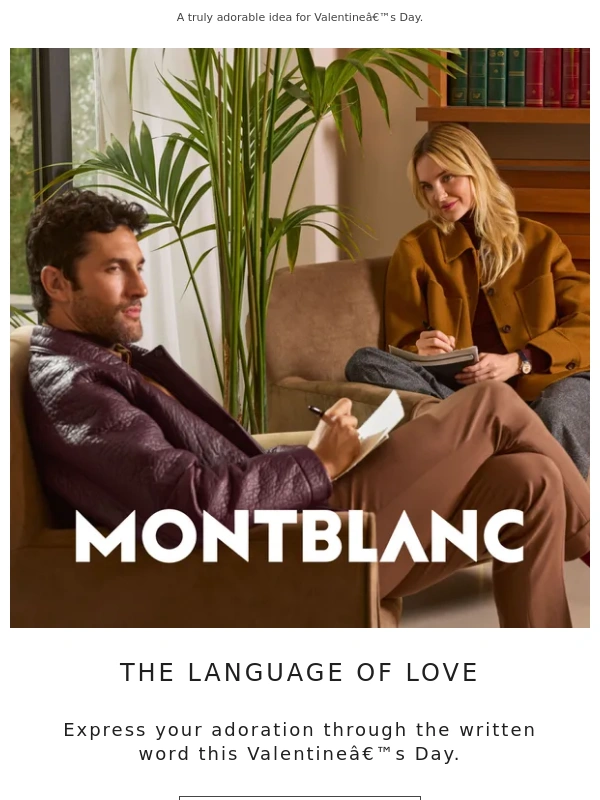 Mont Blanc - Let Montblanc inspire your love story