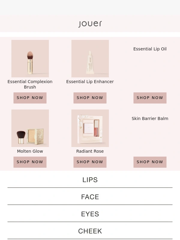 Jouer Cosmetics - 25% Off + Free Mini Blush ?