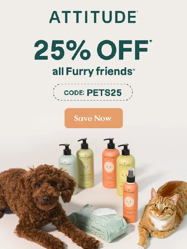 ATTITUDE - 25% ON ALL PET CARE ?