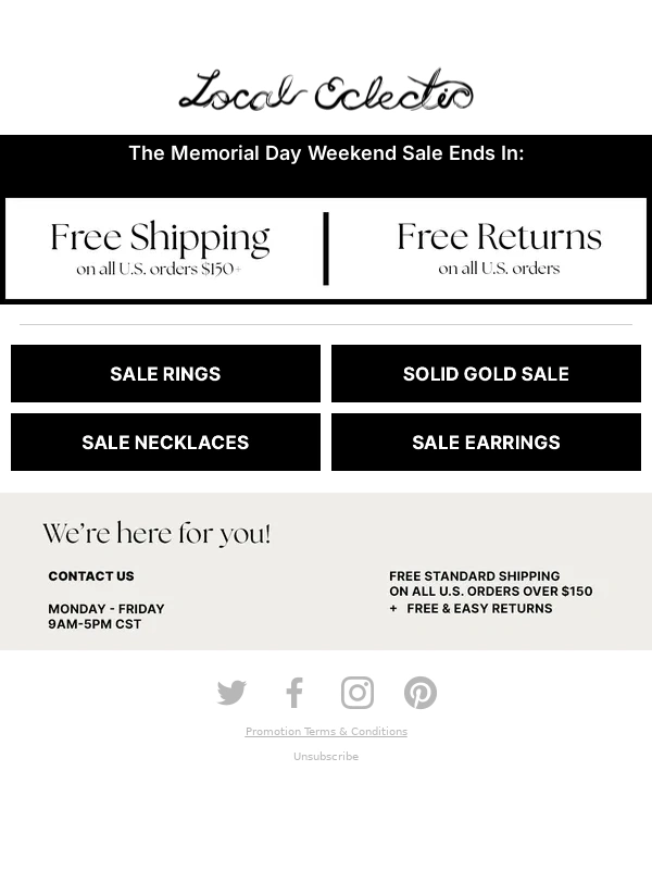 Local Eclectic - ENDS SOON: up to 70% off sale styles!