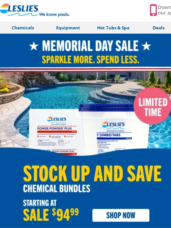 Leslies Pool - Chemical Bundles: Up to 25% Off – Shop Today