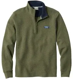 Men's Lakewashed Double-Knit Quarter-Zip Pullover