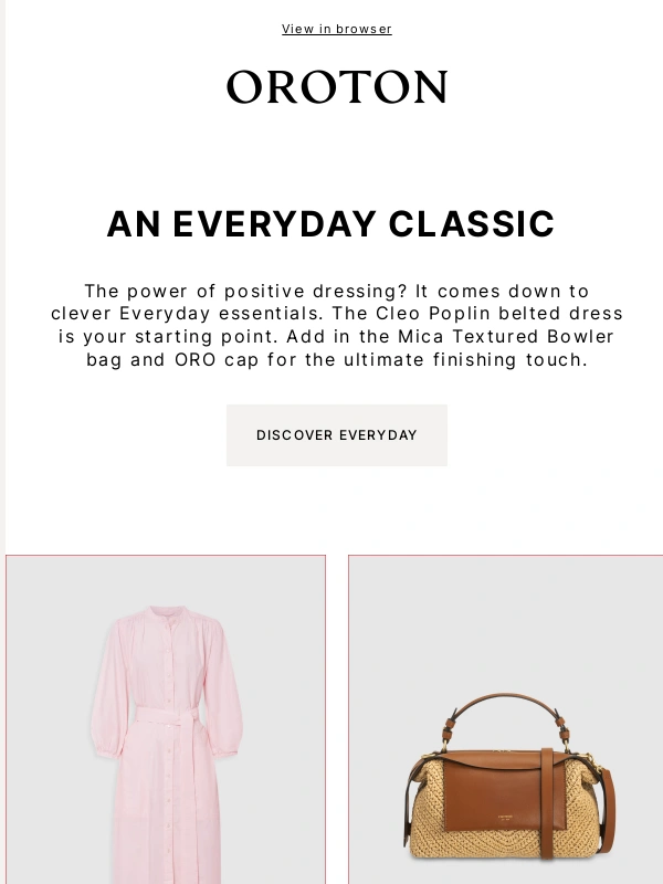 Oroton - EVERYDAY DRESS CODE | Discover The Cleo Poplin Dress TEST