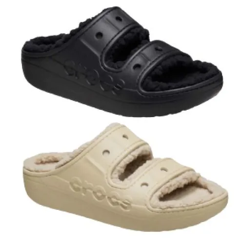 Crocs Fuzzy Lined Sandals