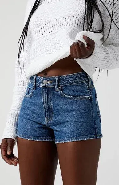 Pacsun Women's Denim Mom Shorts