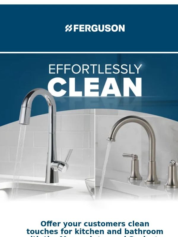 Ferguson - Cleanliness-Forward Fixtures from Delta
