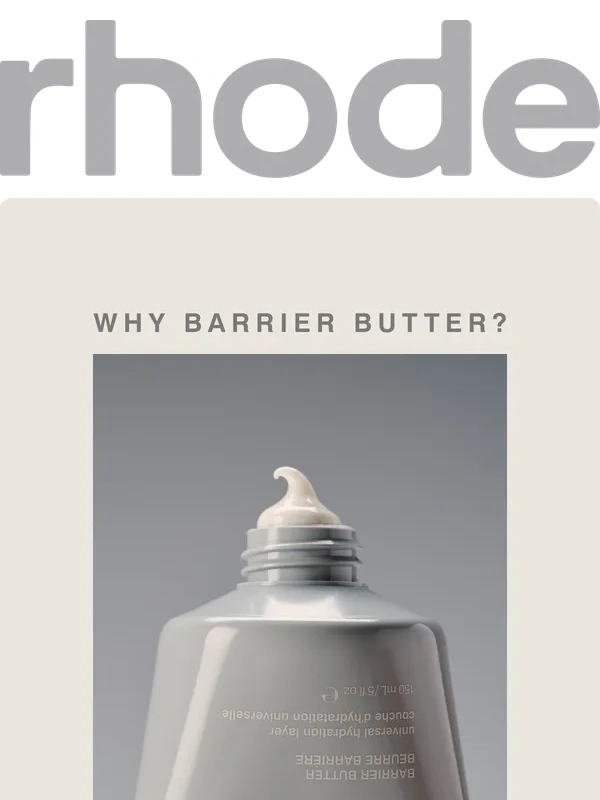 Rhode Skin - Why Barrier Butter?