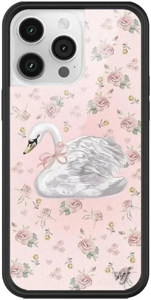 Wildflower Sweet Swan iPhone Case