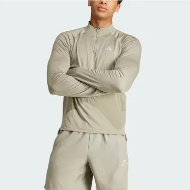 Gym + Training 1/4 Zip Long Sleeve Tee