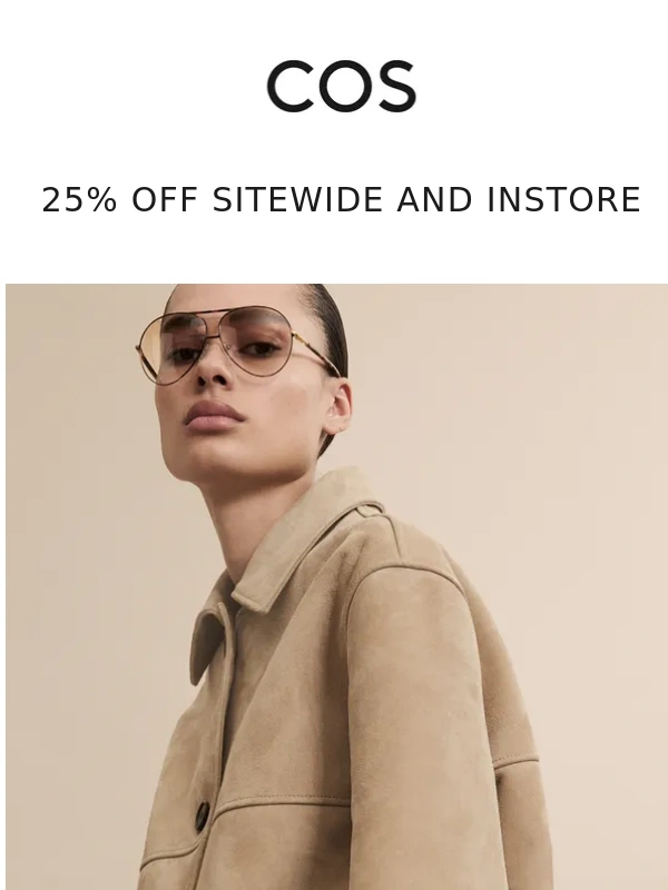 COS - Ends tonight: 25% off