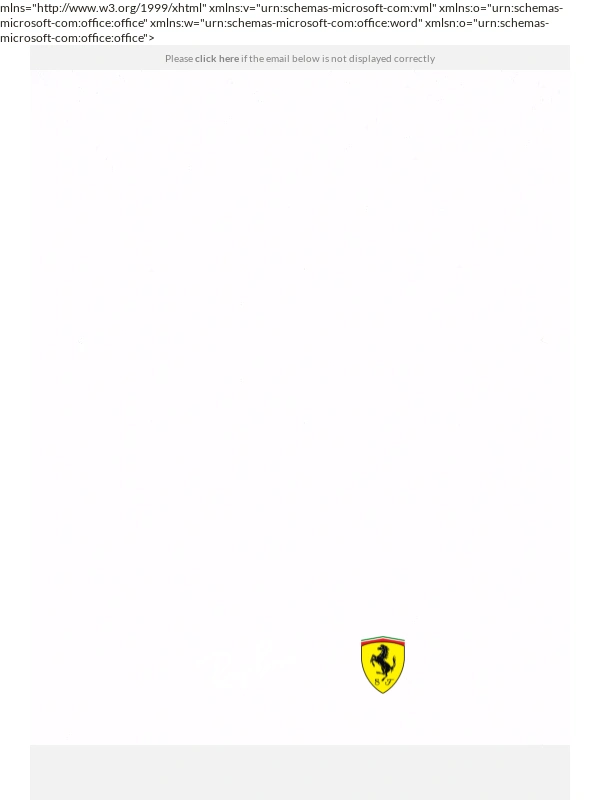 Ray Ban - Presenting Scuderia Ferrari Home Race Special Edition