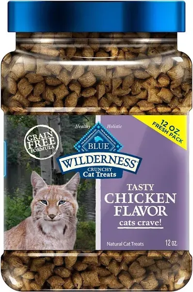Blue Buffalo Wilderness Grain Free Crunchy Cat Treats