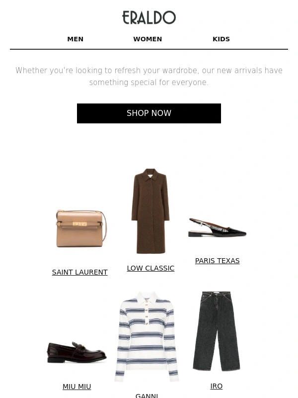 Eraldo - Exciting New Arrivals Just Landed!