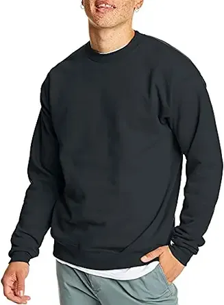 [Prime] 2-Pack Hanes Men's EcoSmart Fleece, Pullover Crewneck Sweatshirt (Black) $12.49 ($6.25 each)+ Free Shipping