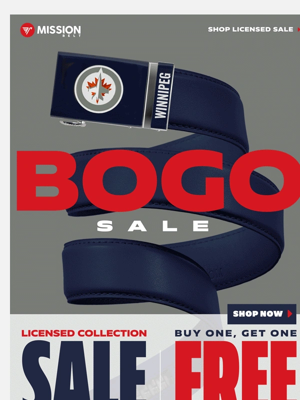 Mission Belt - Buy 1,Get 1 Free Licensed Collection Starts Now!