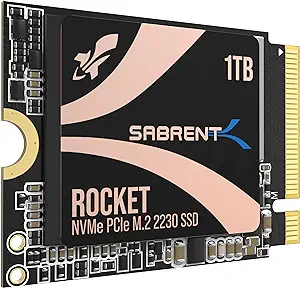 (prime only) SABRENT 2230 NVMe 4.0 SSDs 1TB $79, 2TB $159 + Free S/H $80