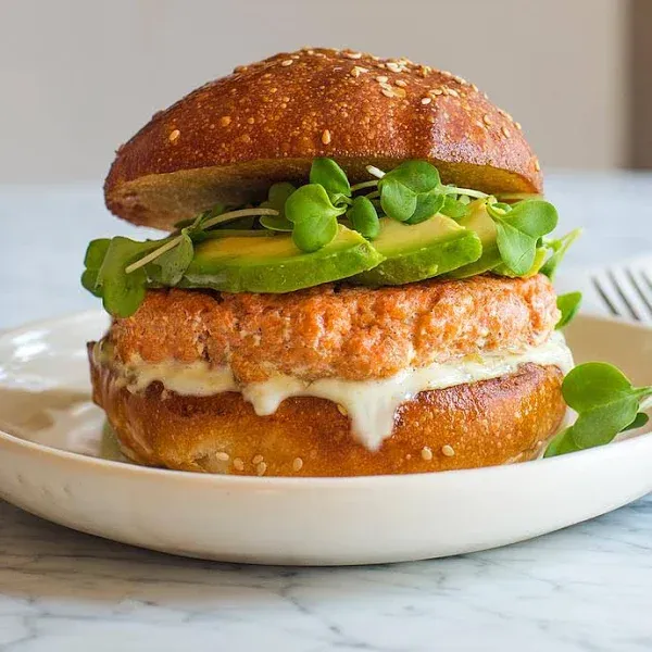 Vital Choice Sockeye Deluxe Sockeye Salmon Burgers