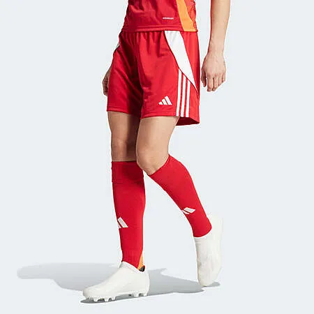 adidas Women's Tiro 24 Soccer Shorts (Team Power Red 2/White) $7 + Free Shipping