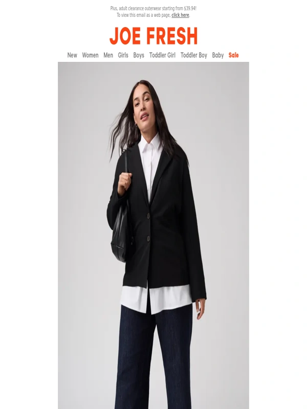 Joe Fresh - Step Up Your Commuter Style! ?