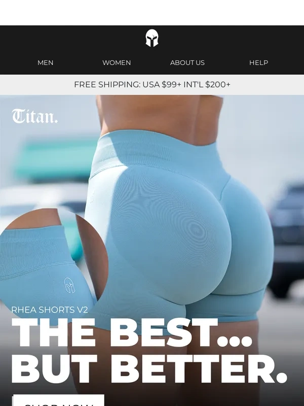 Titan - Our Rhea Shorts just got BETTER!