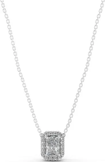 Manon Diamond Halo Pendant
