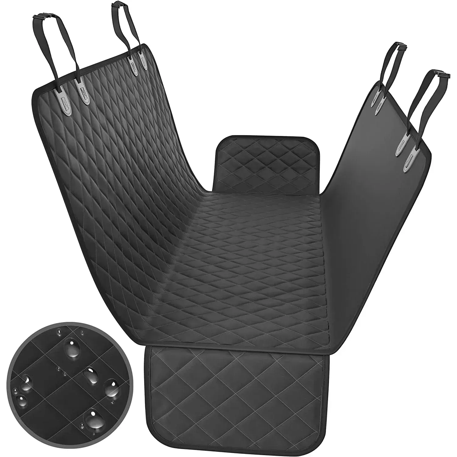 DailySale Dog Rear Seat Cover Protector Waterproof Anti-Scratch Anti-Slip Hammock