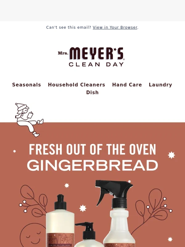Mrs. Meyers - The party is almost over for Gingerbread