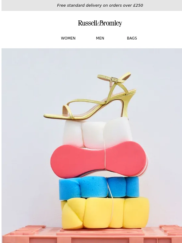 Russell & Bromley - Colour Focus: Buttermilk Yellow