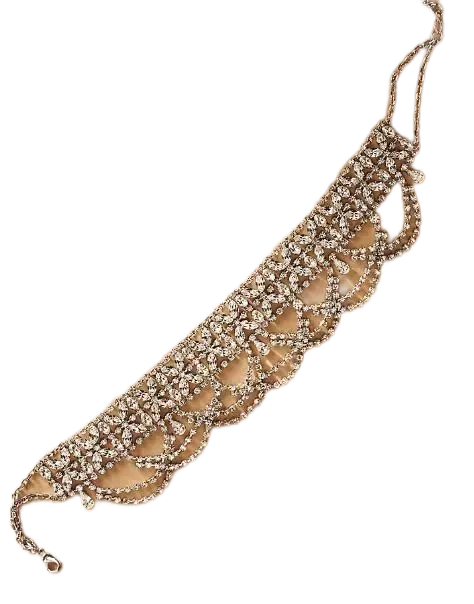 Vieste Rosa Elegant Drape Choker Necklace