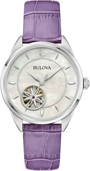 Bulova Women's Sutton Automatic Leather Watch