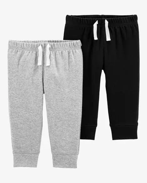 2-Pack Cotton Pants for Baby Boys