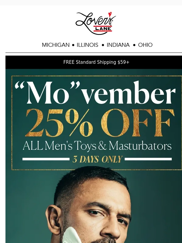 Lovers Lane - Movember's Irresistible Deals Await