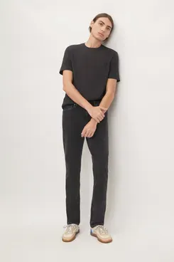 Everlane the Slim 4-Way Stretch Organic Jean - Washed Black