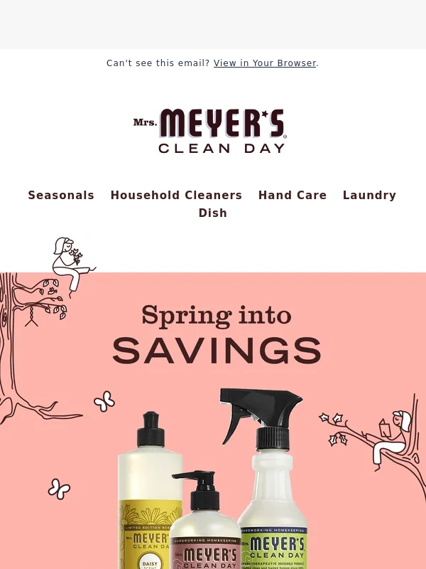 Mrs. Meyers - Spring savings continue on Amazon!